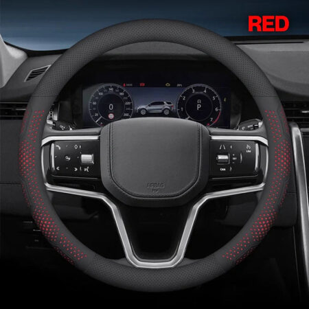 Gripex 2025 UltraGrip Breathable Leather Steering Wheel Cover | Anti-S